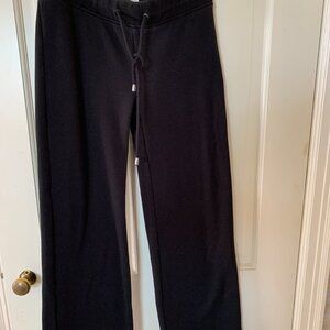 UGG fleece lined Yoga Pants, true black corded waist sz S